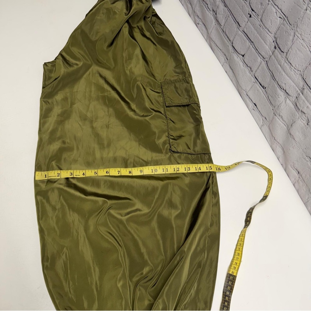 Wide Leg Utility Cargo Pants - Olive - Picture 4 of 11